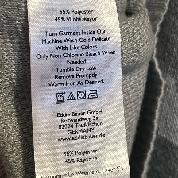 Eddie Bauer Women Long Sleeves Camouflage Sweater - Picture 7 of 11